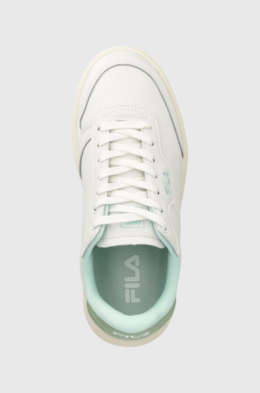 Fila Białe Skórzane Buty Damskie Sportowe Sneakersy Platforma Premium L
