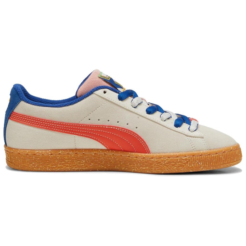 Buty Sportowe Sneakersy Męskie Puma Suede Podium Kremowo-brązowe