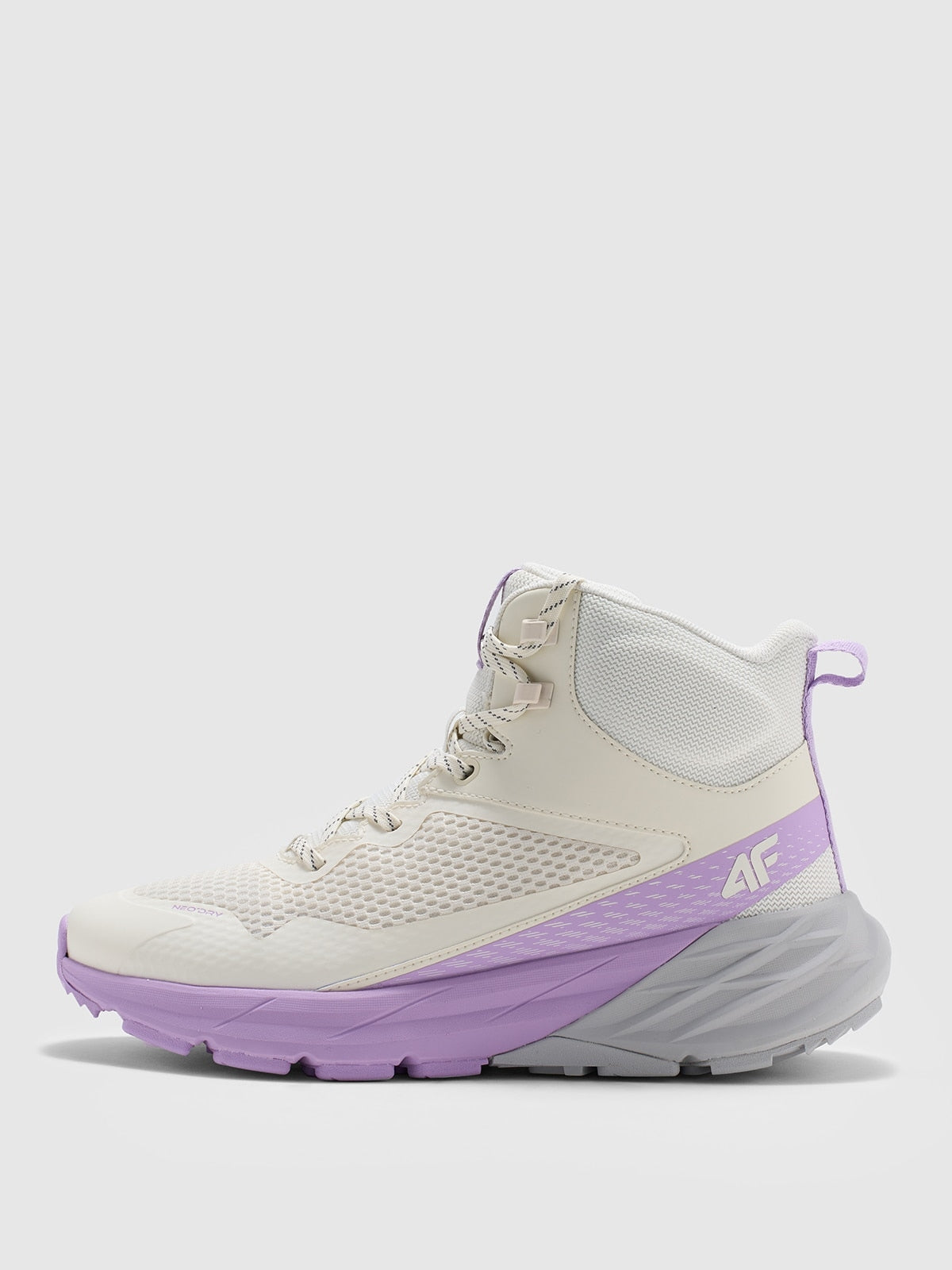 4F Wysokie Buty Damskie Trekkingowe Fioletowe z Membraną Speed Hiker r.38