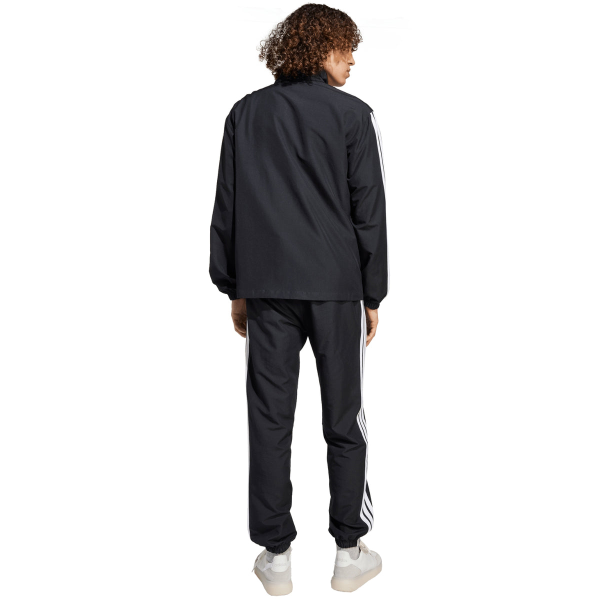 Dres Męski Adidas JI8849 Sportowy Czarny Regularny Krój Lampas