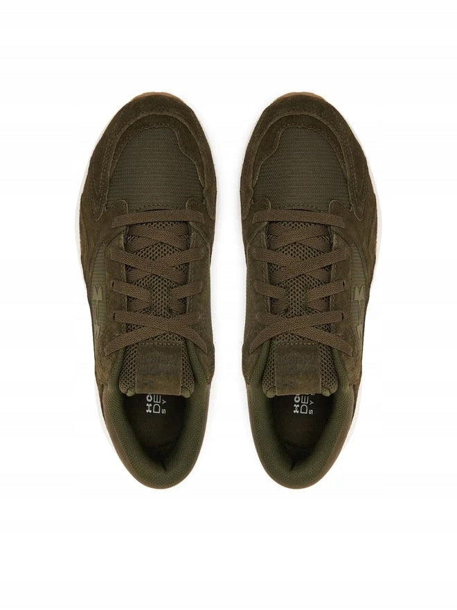 Under Armour Ciemnozielone Buty Męskie Sportowe Sneakrsy Edge Suede