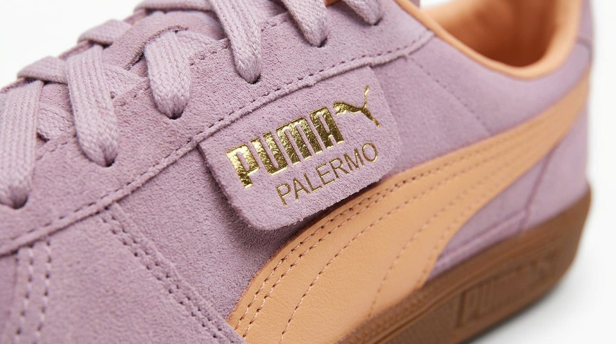 Buty Lifestylowe Sneakersy Damskie Puma Palermo Fioletowo-różowe