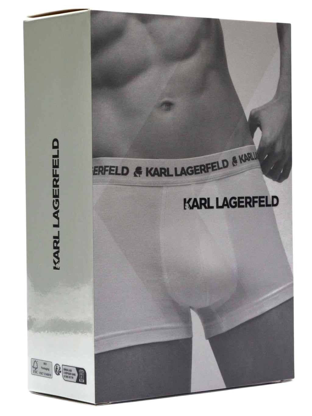 bokserki męskie Karl Lagerfeld A1M47151 czarne 3-pack dopasowane
