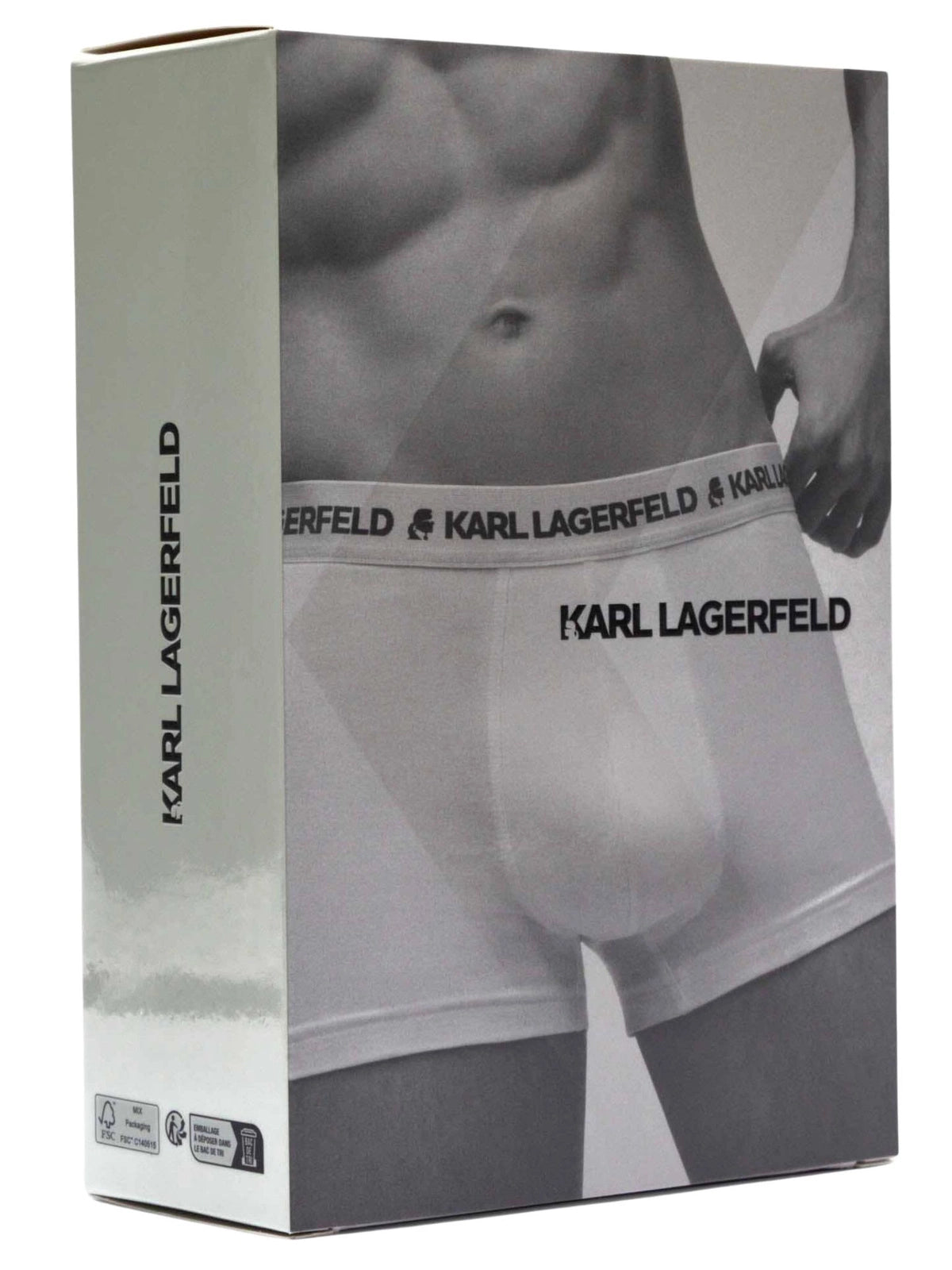 bokserki męskie Karl Lagerfeld A1M47151 czarne 3-pack dopasowane