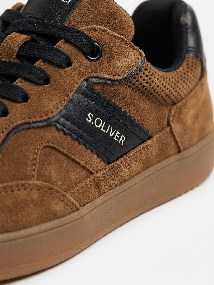 Buty Damskie S.Oliver 5-23616-44 Sneakersy Kolor Koniakowy