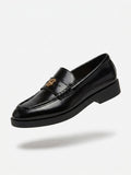 Mokasyny damskie Liu Jo Preppy 01 SF5129 Preppy 01 czarne skórzane