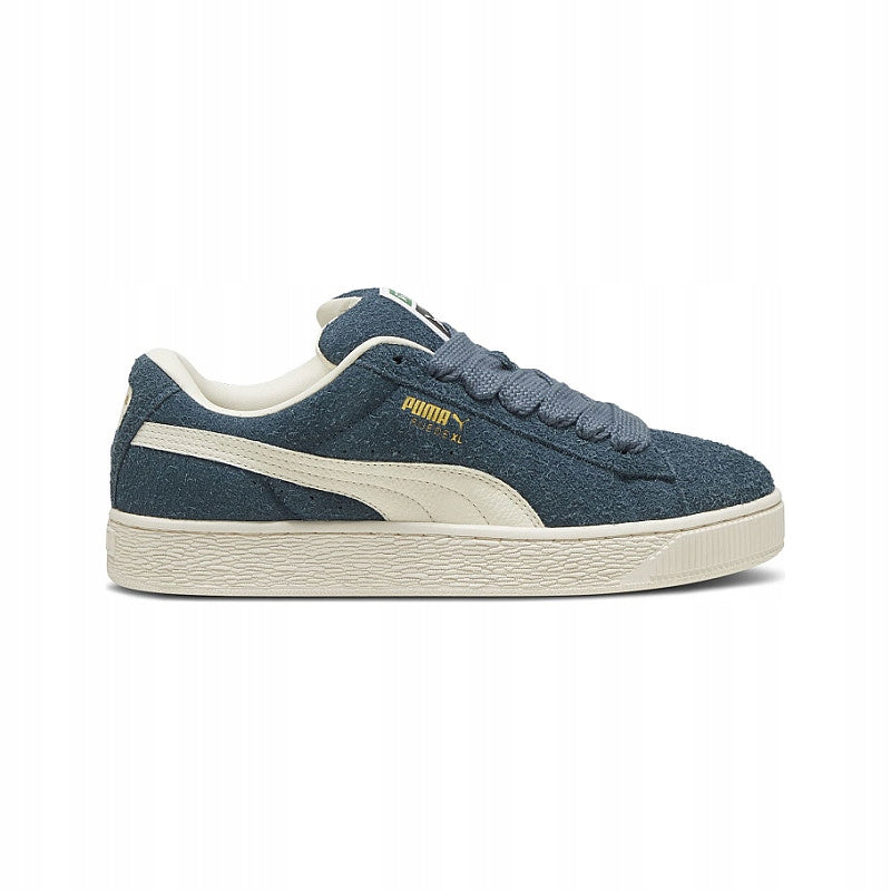 Puma Granatowe Buty Męskie Sportowe Sneakersy Zamszowe Suede XL Hairy