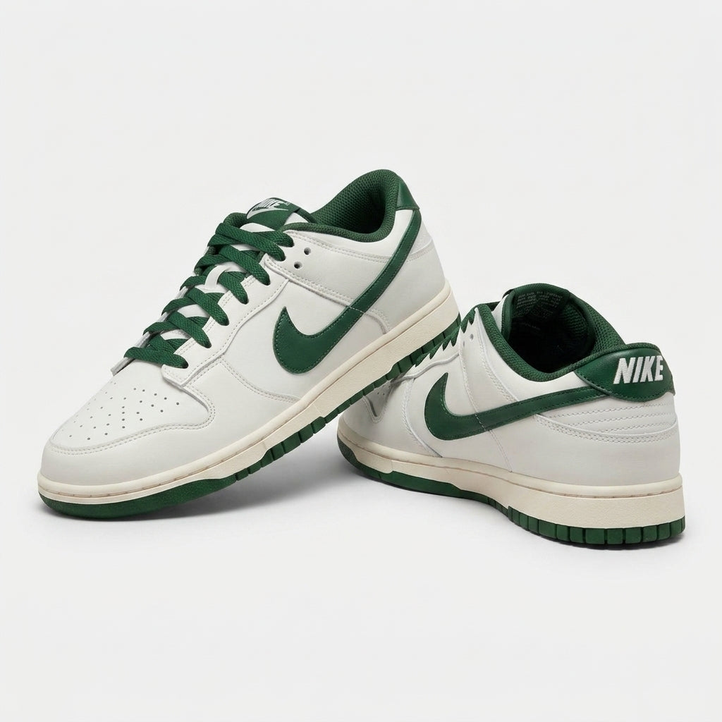 Buty Męskie Nike Dunk Low Retro Białe Zieleń