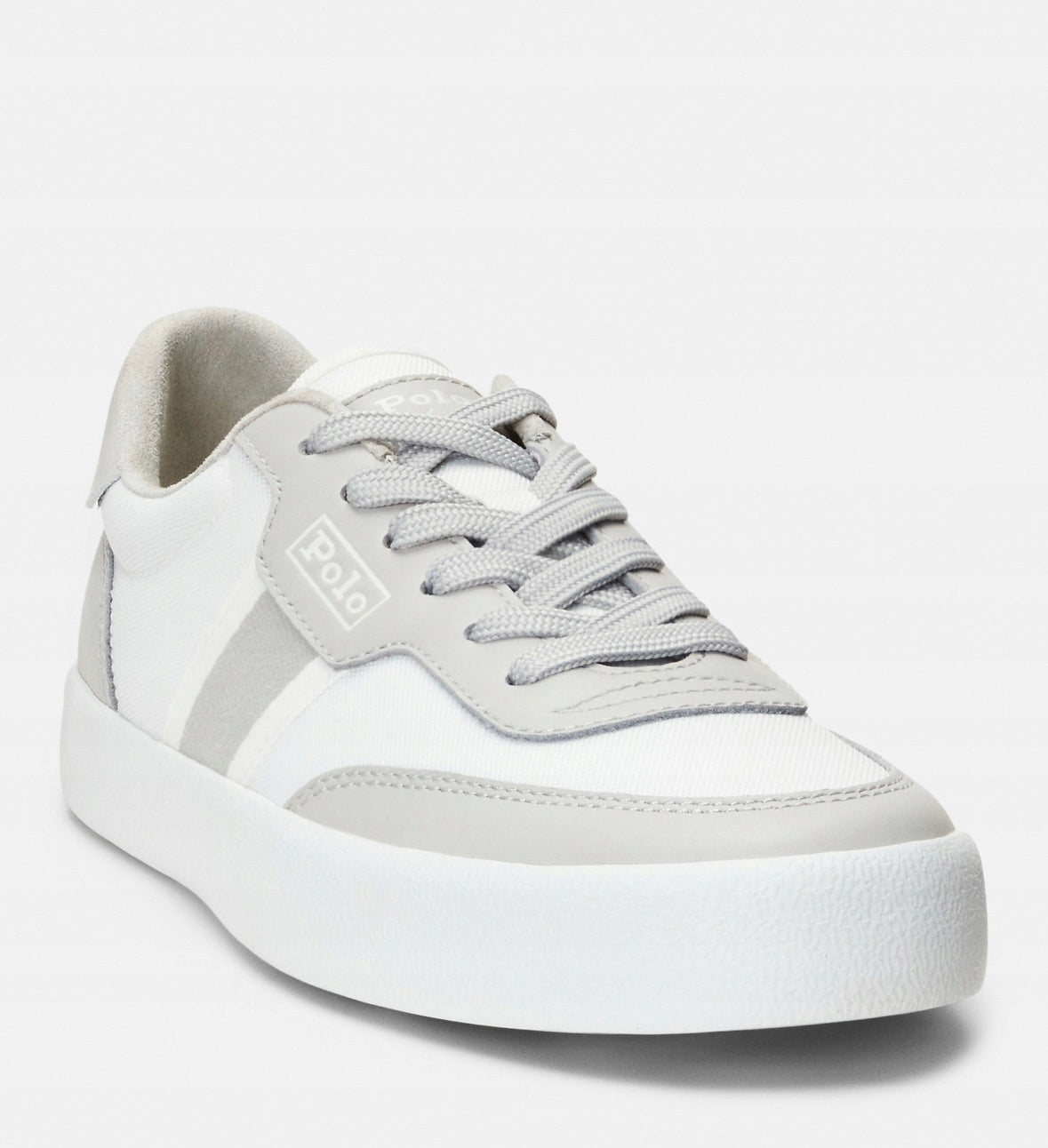 Polo Ralph Lauren Szare Buty Damskie Sportowe Sneakersy Trampki Court
