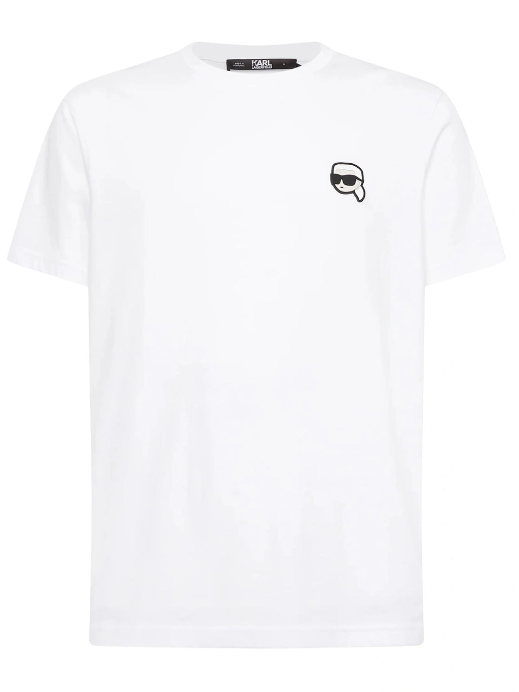 T-shirt męski Karl Lagerfeld A2M17127 biały krótki rękaw regular