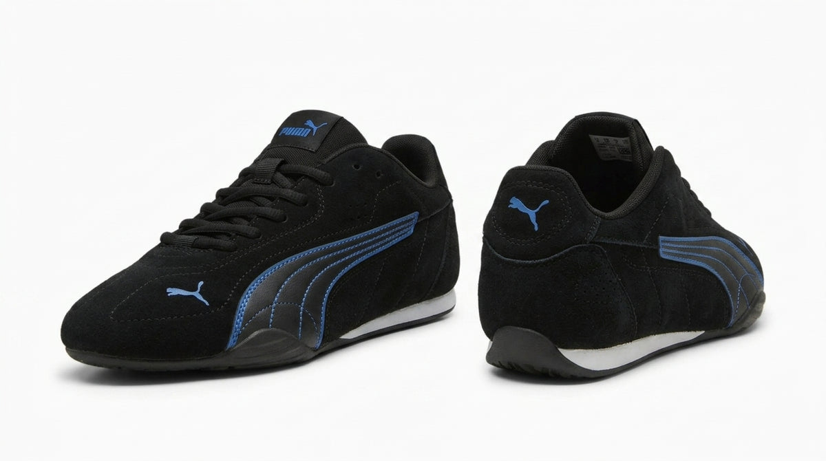 Buty Męskie Puma Catch SD Sportowe Czarne Zamszowe