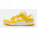 Nike Dunk Low Twist Żółte Buty Damskie Sportowe Sneakersy Skórzane r.38