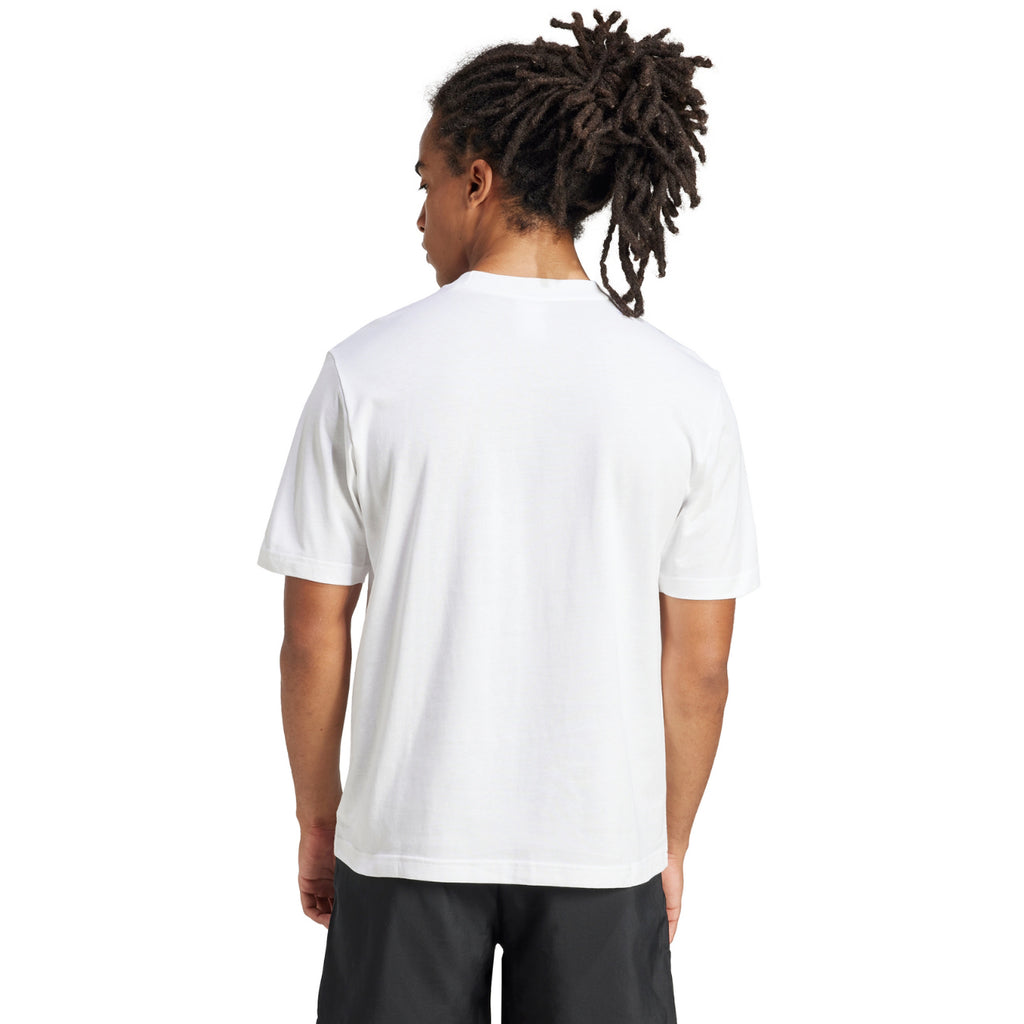 Koszulka Męska Adidas Essentials Small Logo Oversize Jersey Biała JF1092