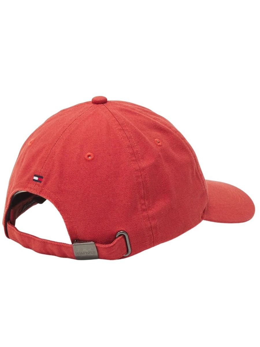 czapka z daszkiem męska Tommy Hilfiger AM0AM12537 pomarańczowa