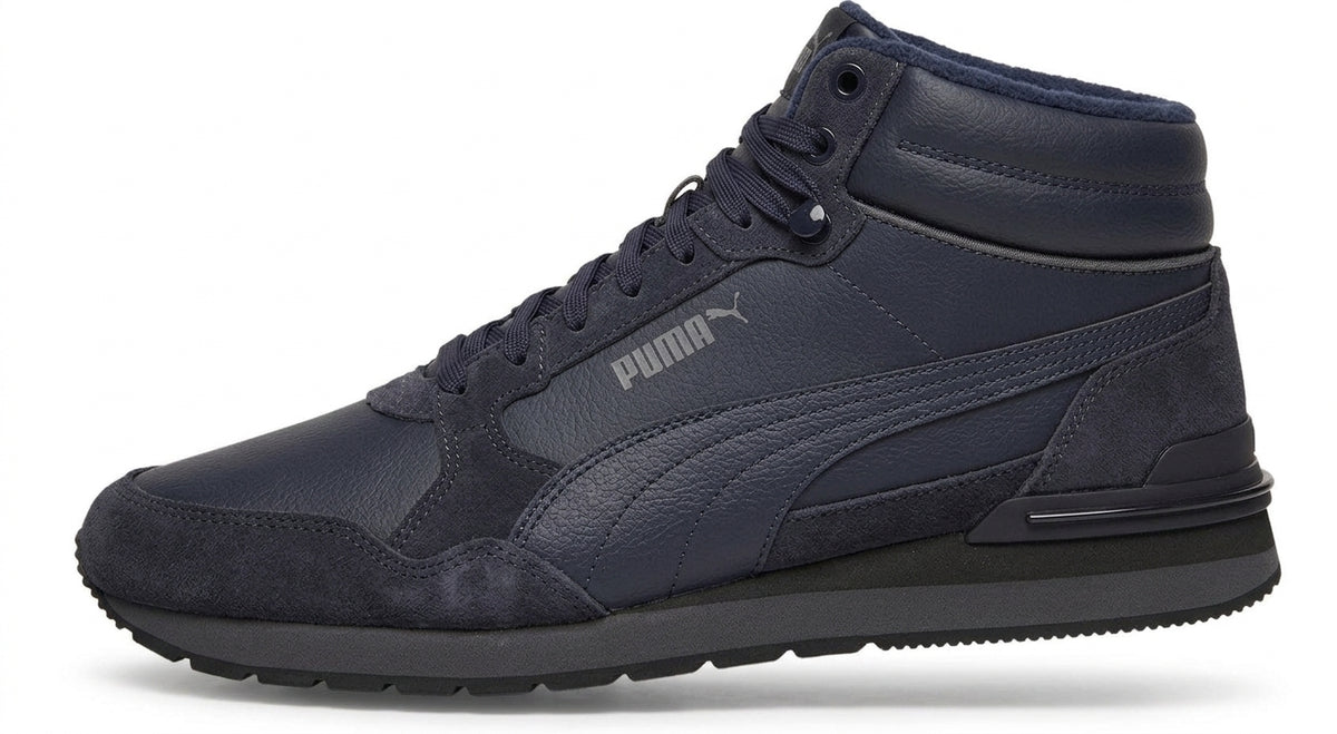 Buty Męskie Puma ST Runner V4 Wysokie Granatowe Ocieplane