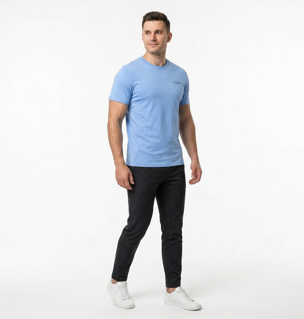 Koszulka Meska Puma Graphics 3 Circles Tee Bawelniana Niebieska