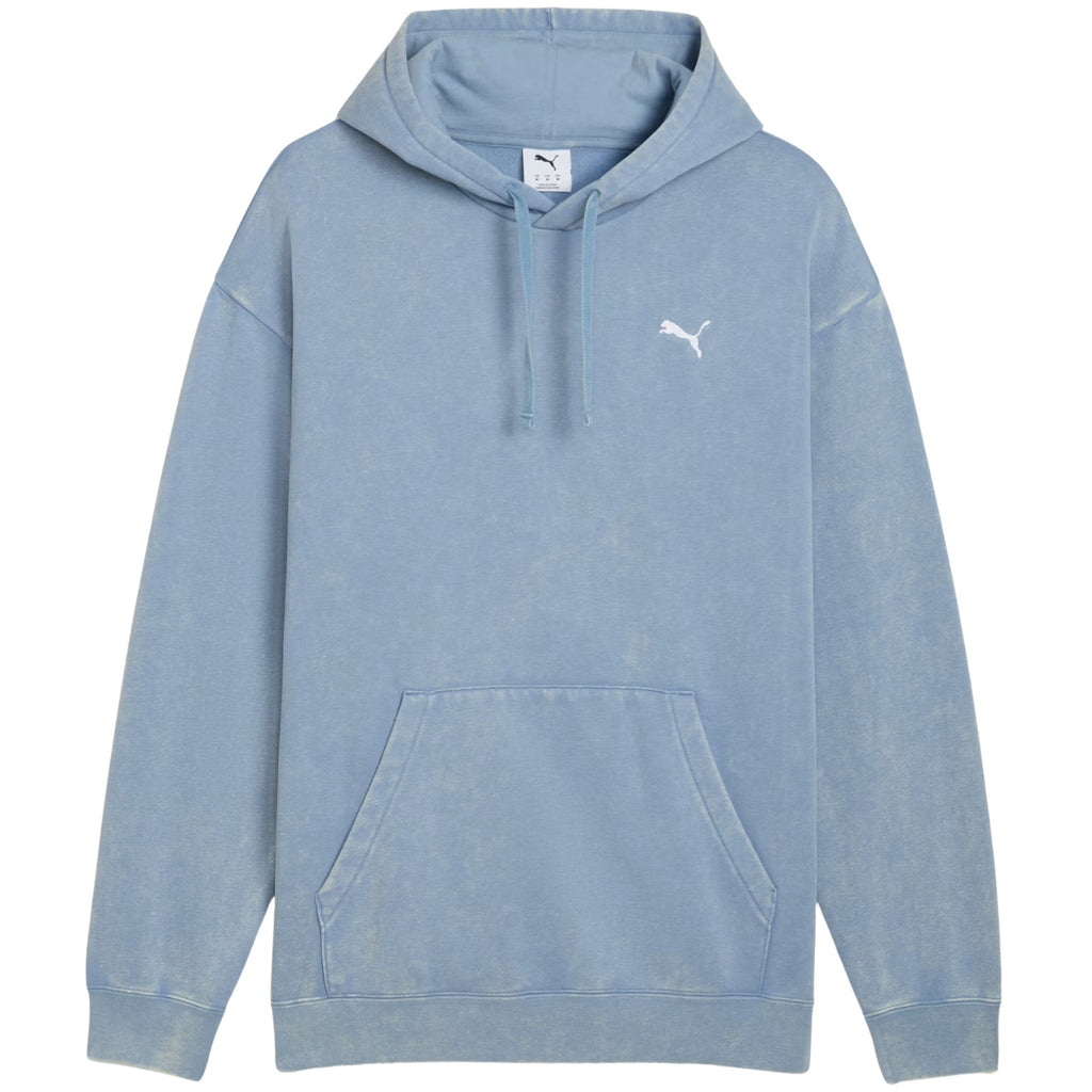 Bluza Męska Puma ESS Elevated Relaxed Wash Hoodie Niebieska 688049 34
