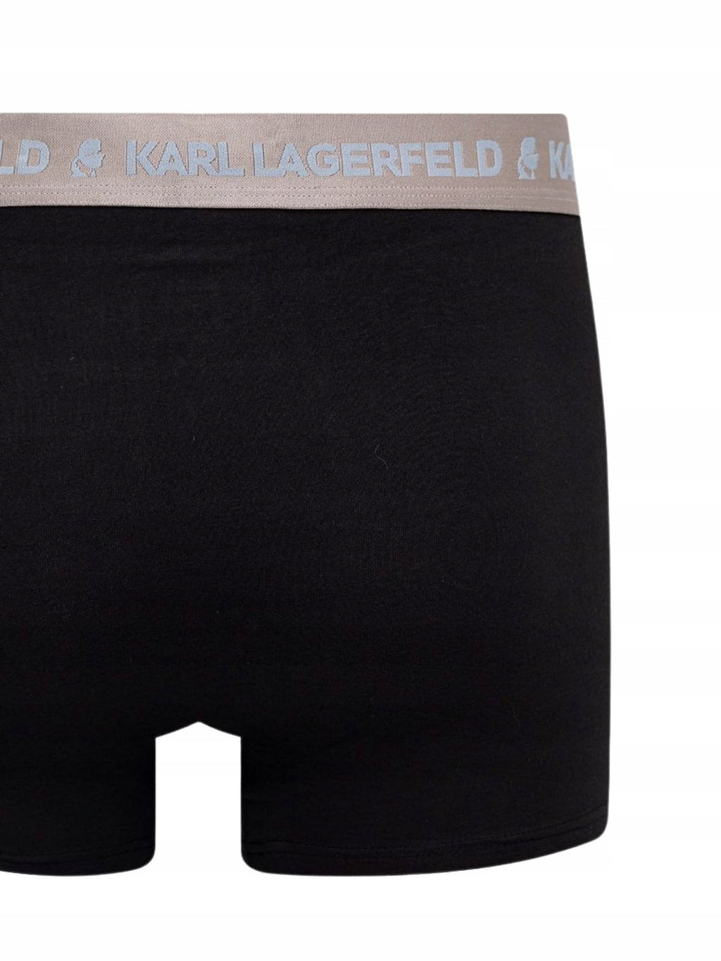 Karl Lagerfeld Czarne Bokserki Męskie 3-pack Elastyczne Dopasowane Logo