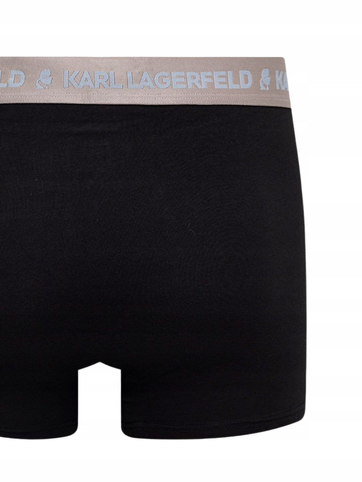 Karl Lagerfeld Czarne Bokserki Męskie 3-pack Elastyczne Dopasowane Logo