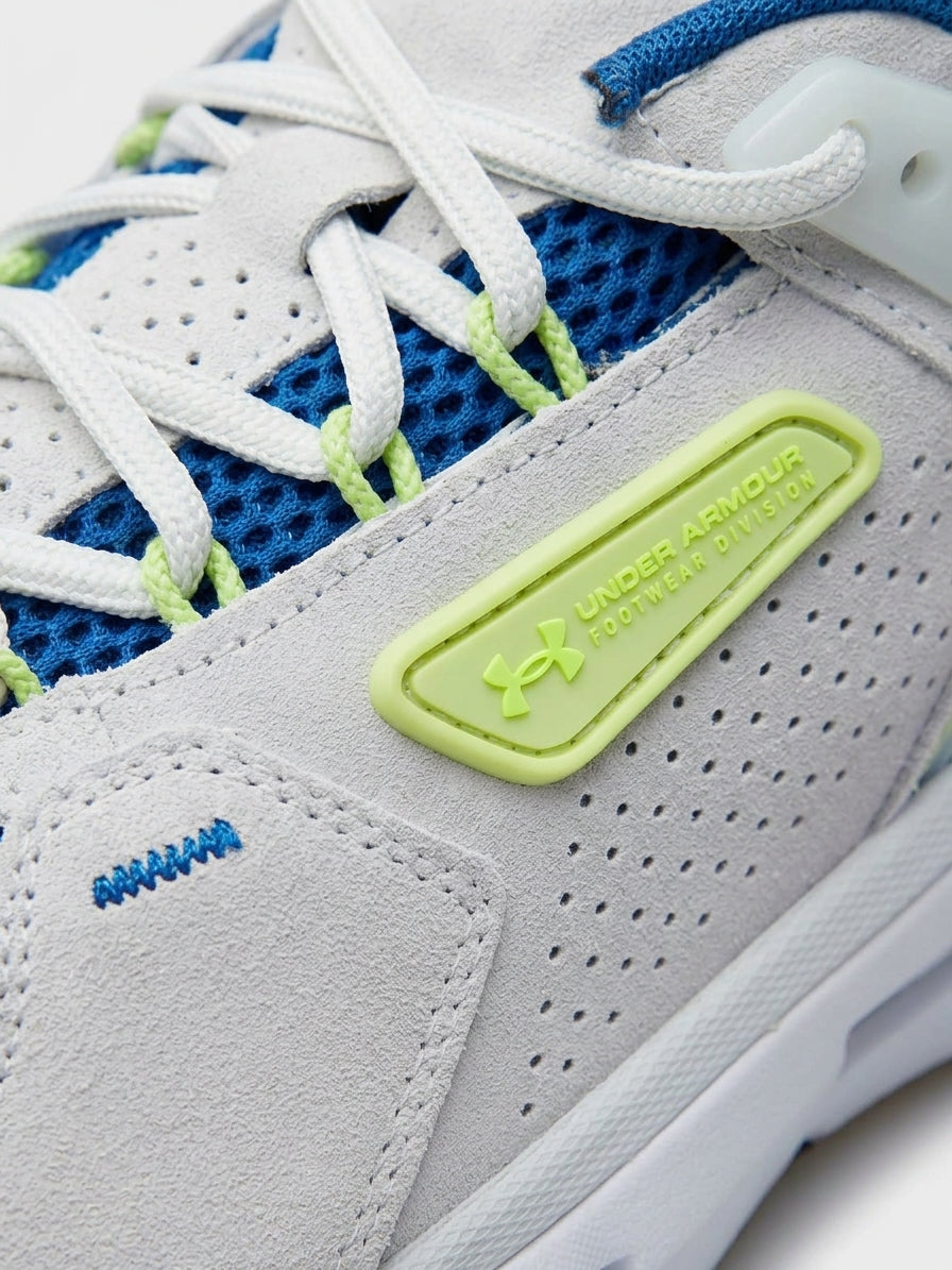 Sneakersy Męskie Under Armour 3028424 Sportowe Szare Zamsz