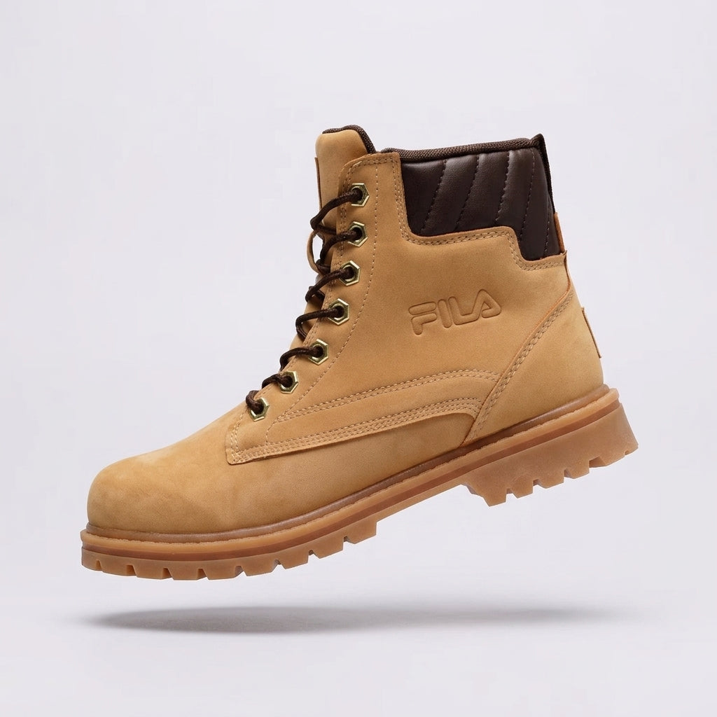 Buty Damskie Fila Weehauken Brązowe Trapery Sznurowane