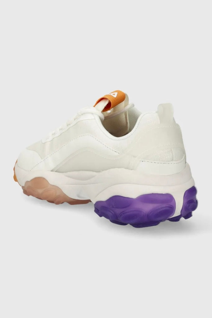 Fila Białe Buty Damskie Sportowe Sneakersy Na Platformie Loligo Logo