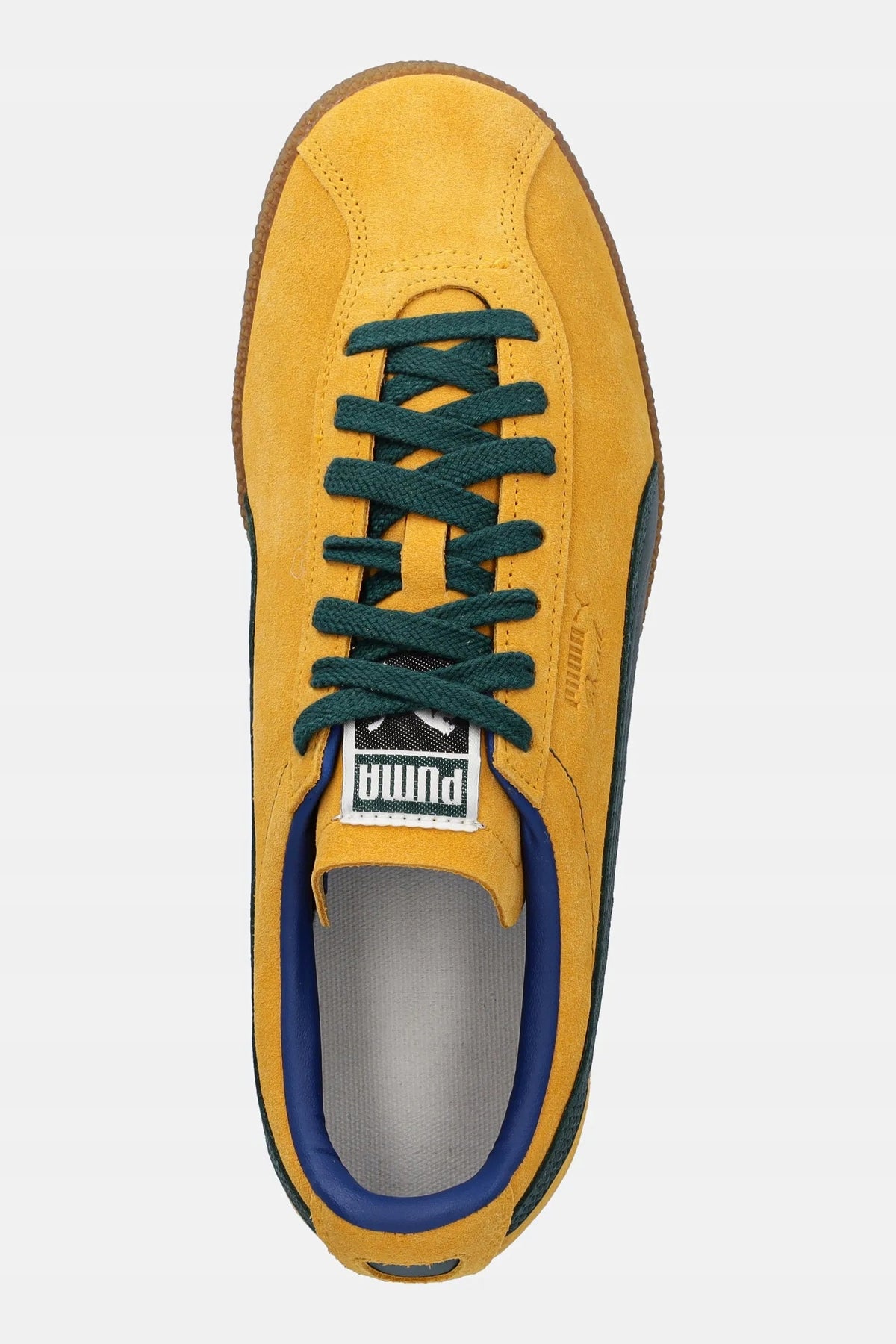 Puma Żółte Buty Męskie Sportowe Sneakersy Skórzane Zamszowe Brasil
