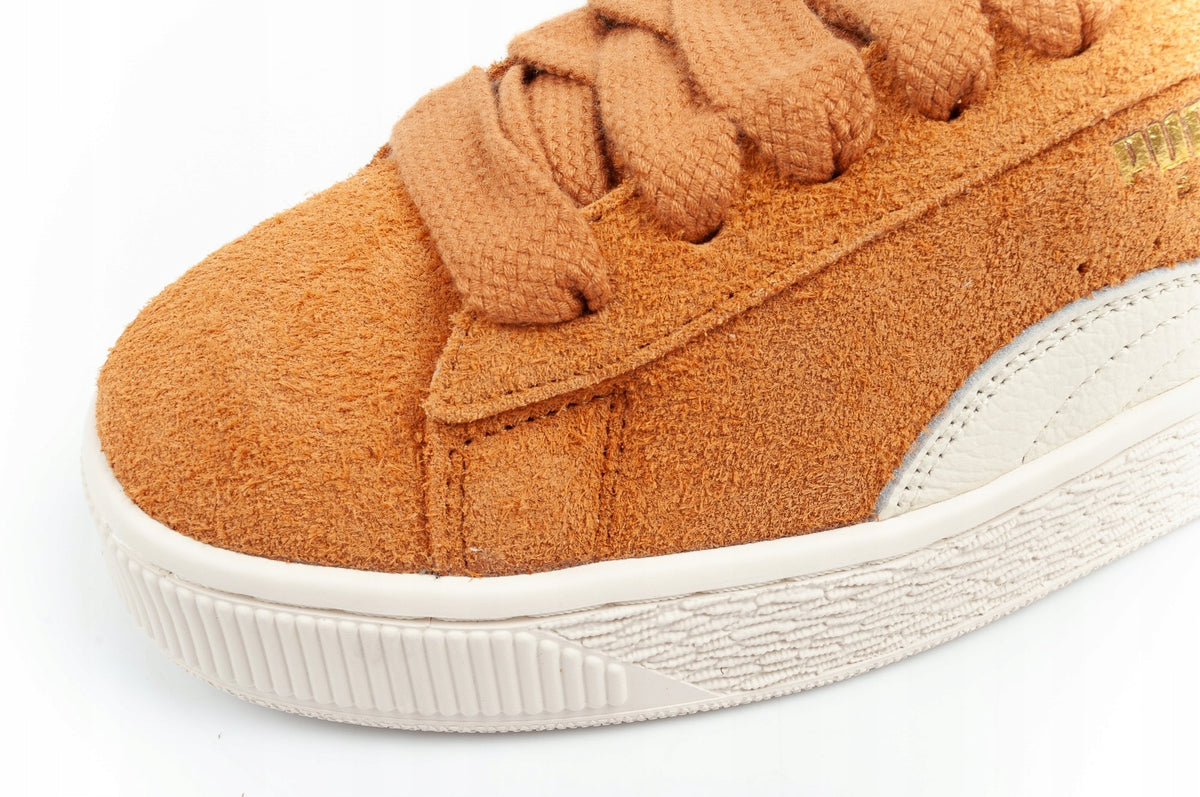 Puma Brązowe Buty Męskie Sportowe Sneakersy Zamszowe Suede XL Hairy r.42,5