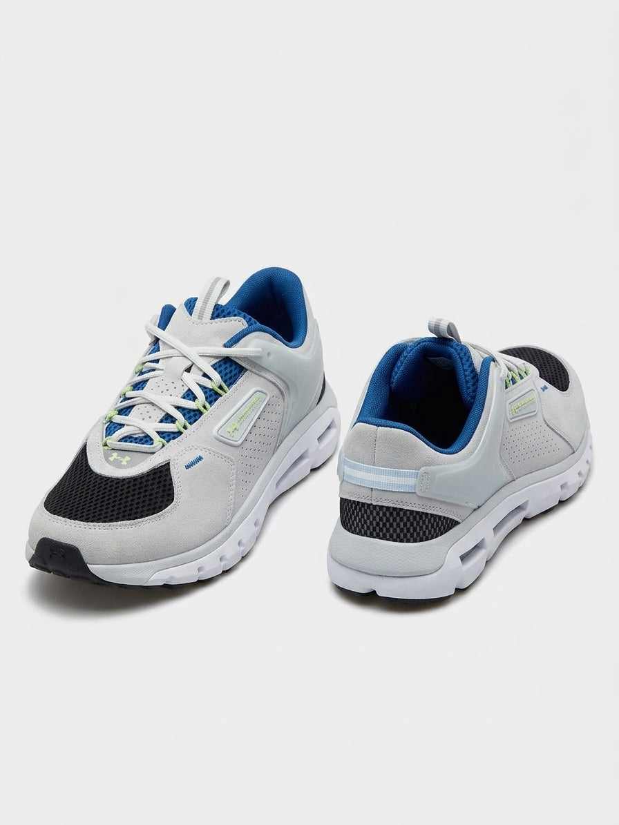 Sneakersy Męskie Under Armour 3028424 Sportowe Szare Zamsz