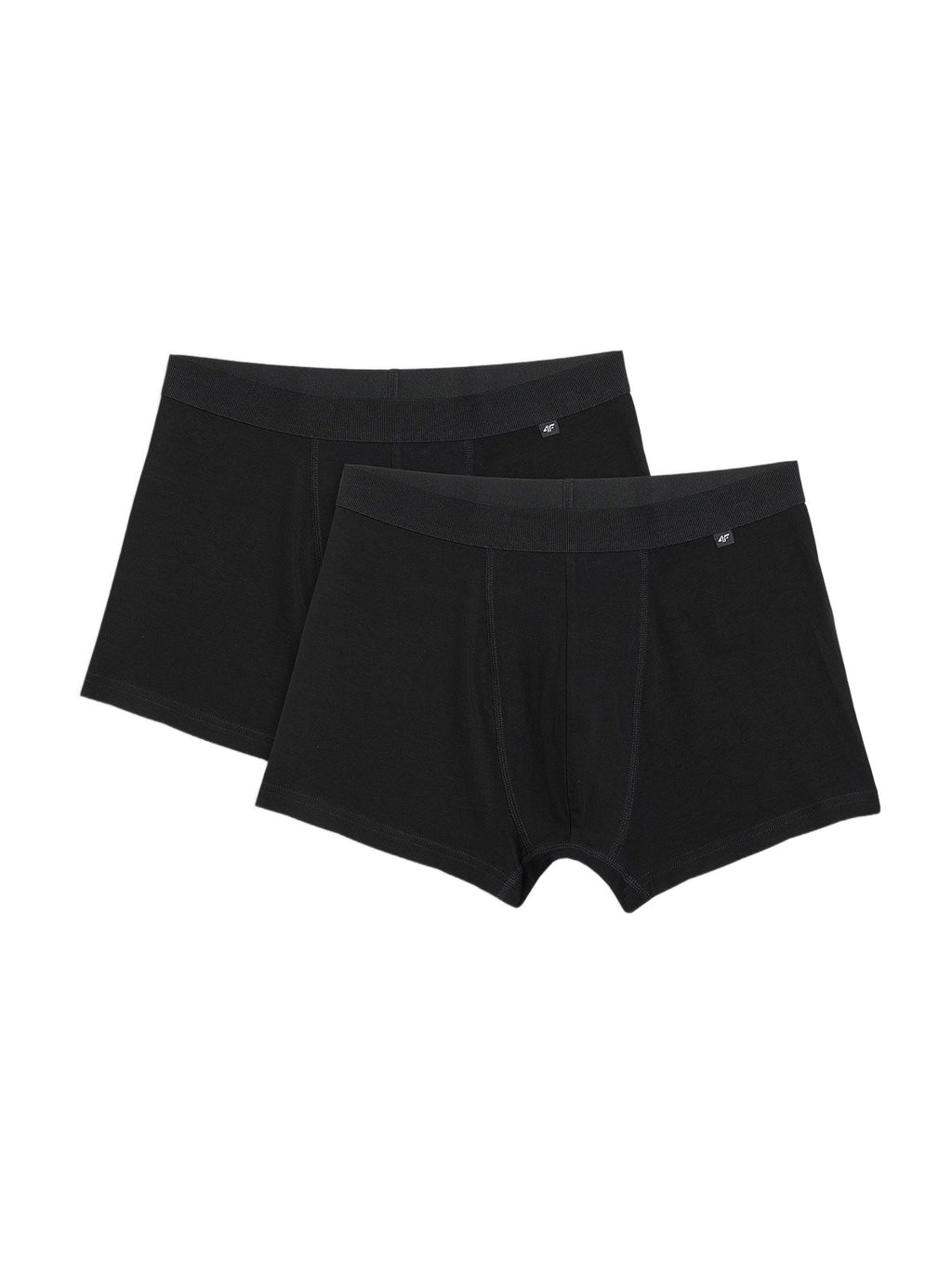 4F Bokserki Męskie 2-pack Czarne 4F Bawełna Dopasowane