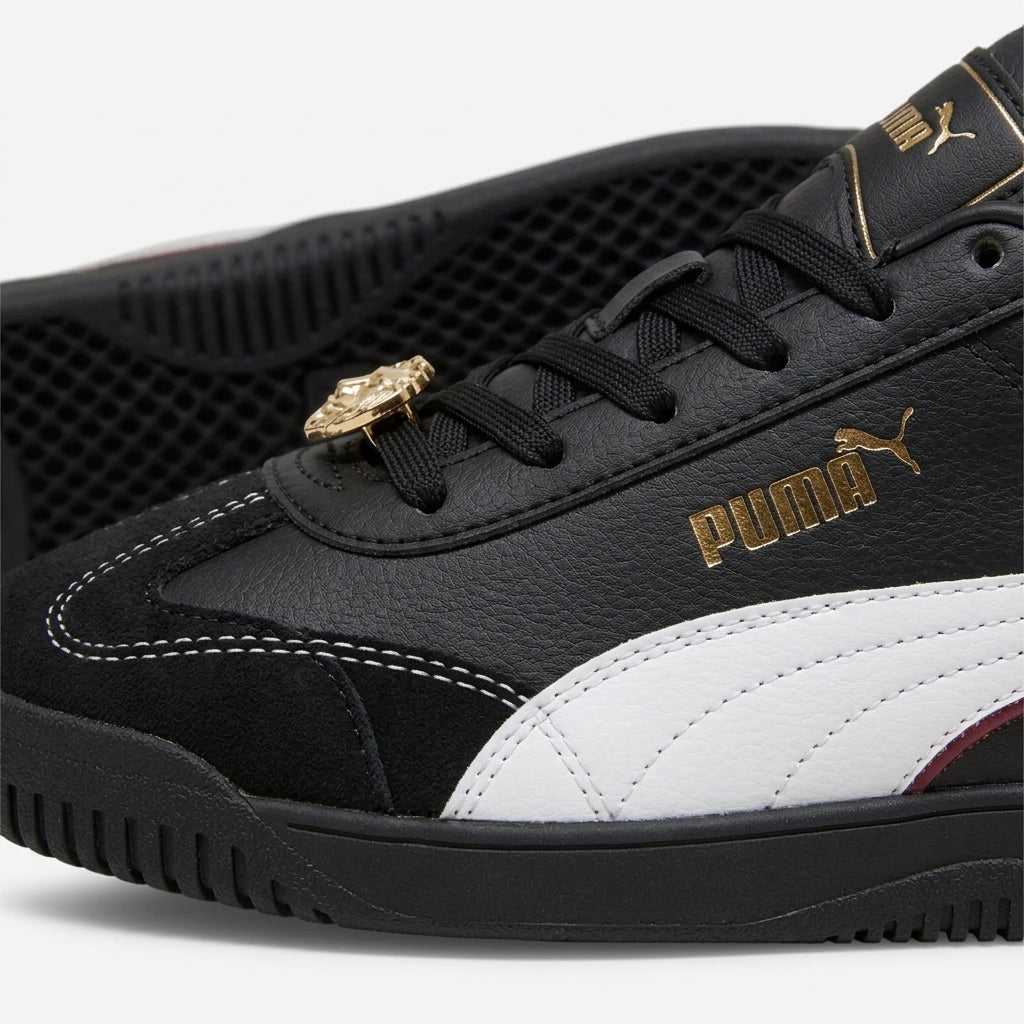 Sneakersy damskie skórzane Puma Club 5v5 Class Act czarne
