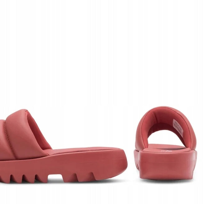 Reebok Czerwone Klapki Damskie Gruba Podeszwa Cardi Slide HP2219 r. 37,5