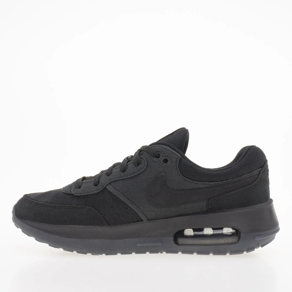 Nike Buty Dziecięce Czarne Materiałowe Sportowe Sneakersy Air Max