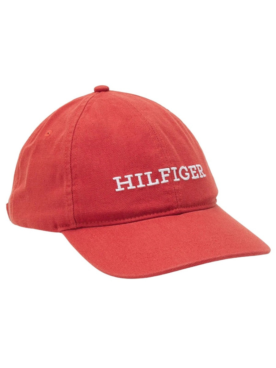 czapka z daszkiem męska Tommy Hilfiger AM0AM12537 pomarańczowa