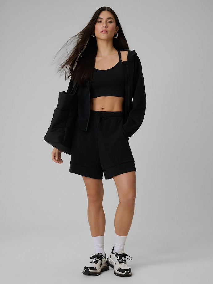 Bluza damska 4F F2178 dresowa modal kremowa regular kaptur