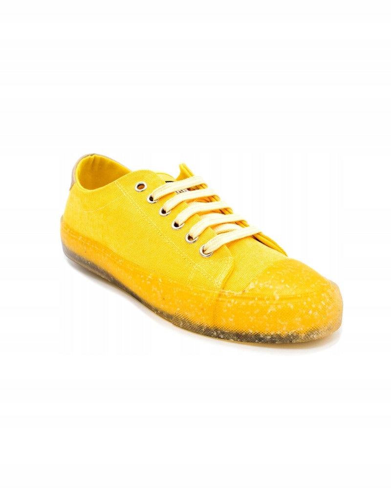 Trampki Damskie Recykers Letnie Materiałowe Sneakersy Żółte r. 38