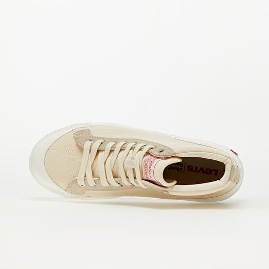 Levi's Beżowe Buty Damskie Materiałowe Sneakersy Gruba Podeszwa r. 36