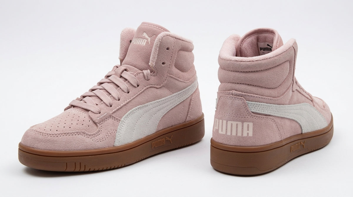Buty Damskie Puma Reb-L Mid SD Wtr Ocieplane Różowe