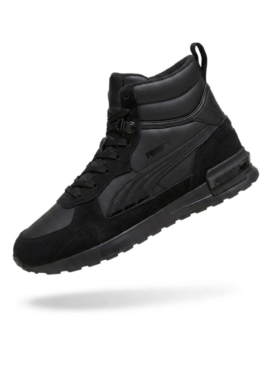 Buty Męskie Puma Graviton Mid 38320401 Czarne Zamszowe