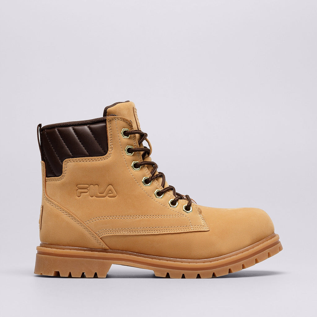 Fila Brązowe Buty Damskie Trapery Botki Wysokie Zimowe Weehauken r.36