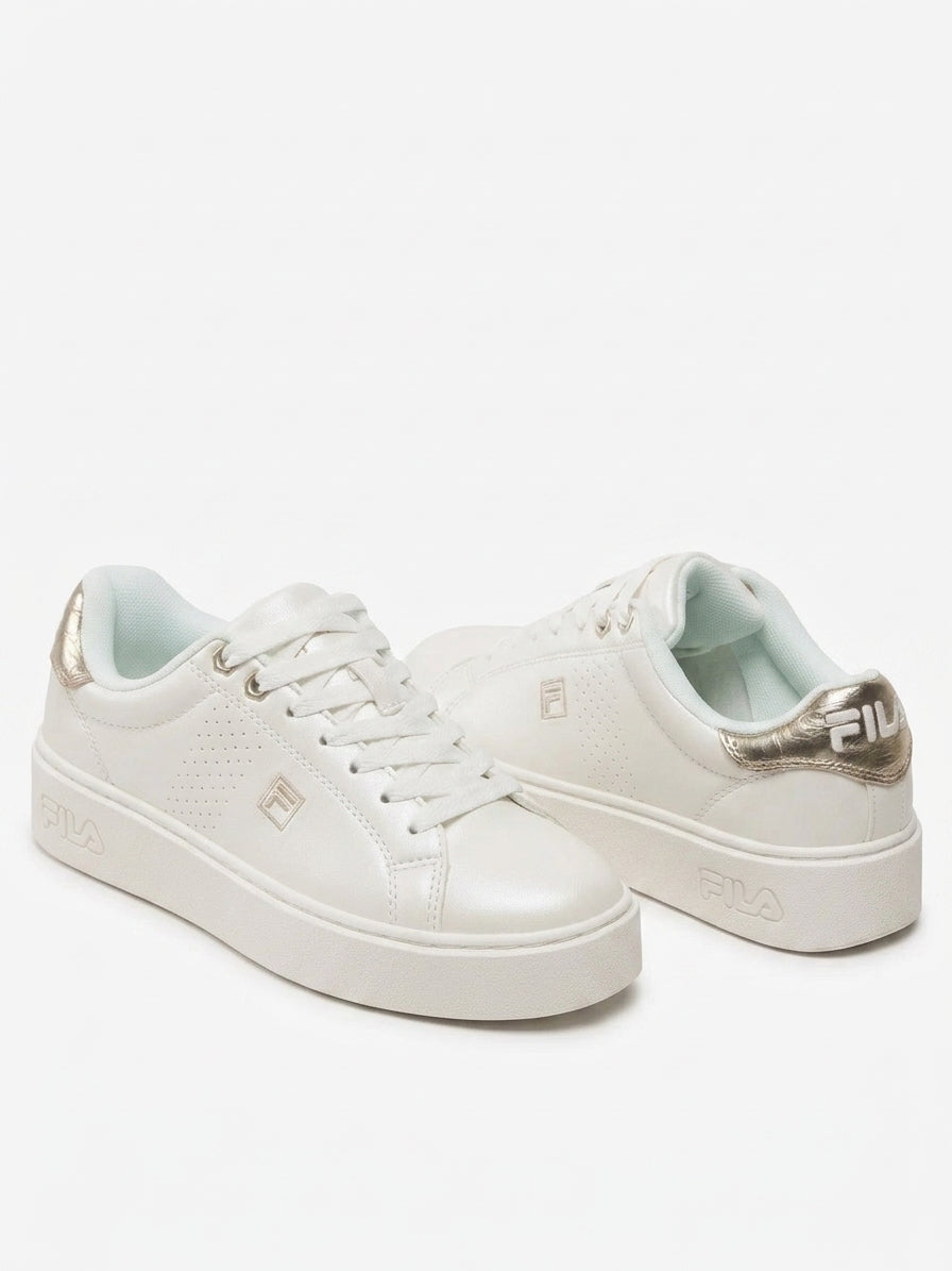 Buty Fila Damskie Crosscourt Altezza F Low Wmn Kremowe Złote