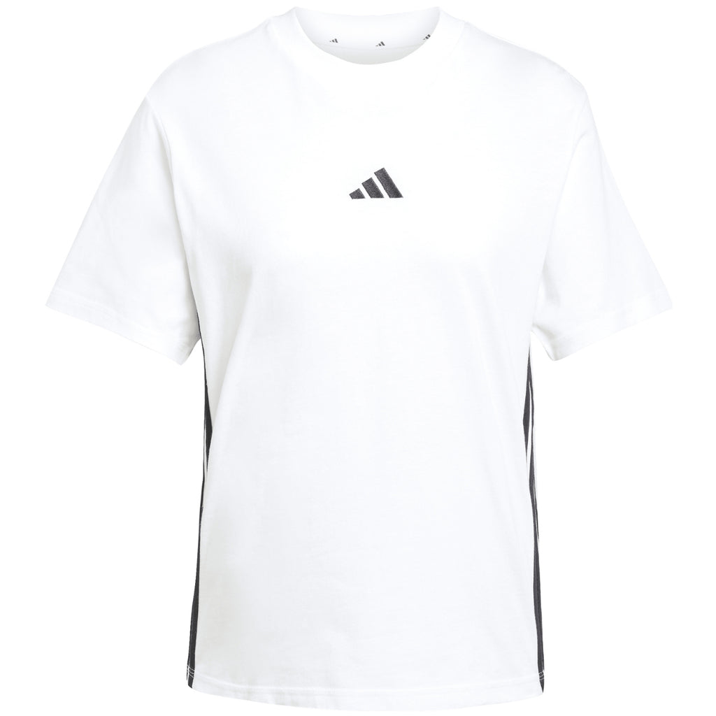 Koszulka Damska Adidas Essentials 3-Stripes Biała JD0844