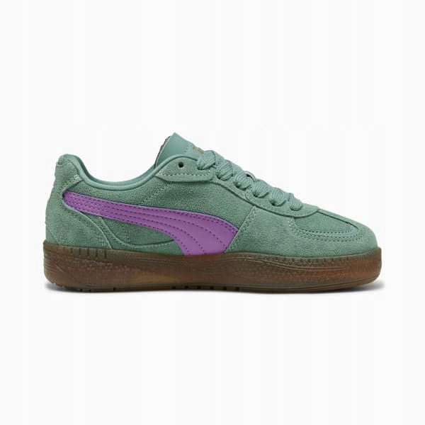 Puma Zielone Buty Sportowe Sneakersy Zamszowe Palermo Moda