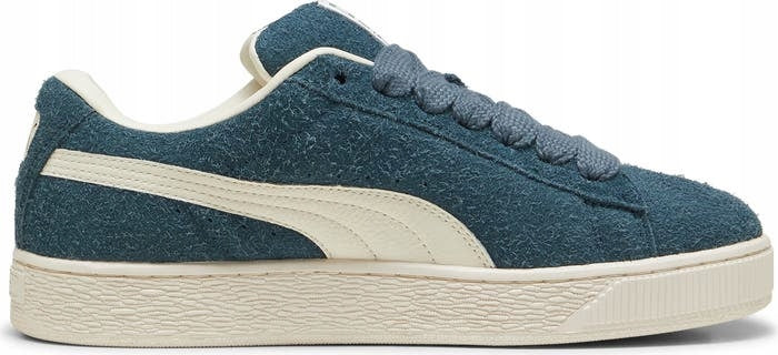 Puma Granatowe Buty Męskie Sportowe Sneakersy Zamszowe Suede XL Hairy