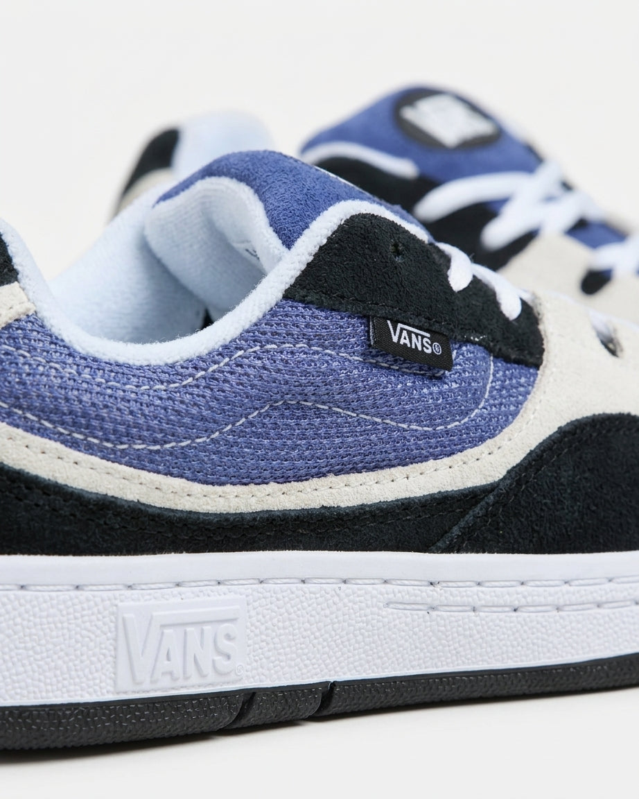 Sneakersy Męskie Vans Speed LS skórzane biało-niebiesko