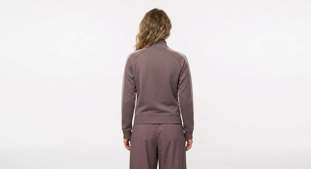 Kurtka Damska Puma T7 Always On Brązowa Fiolet Rozpinana Bluza