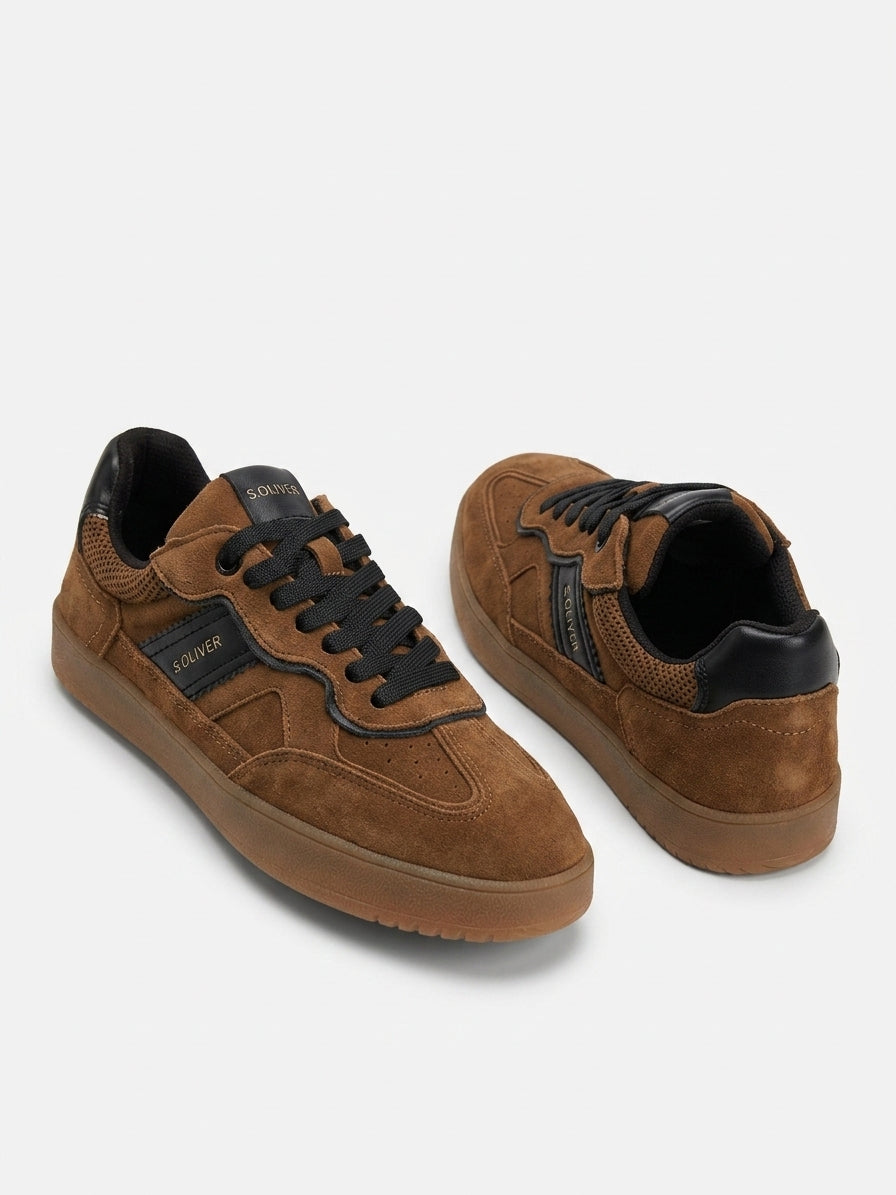 Buty Damskie S.Oliver 5-23616-44 Sneakersy Kolor Koniakowy