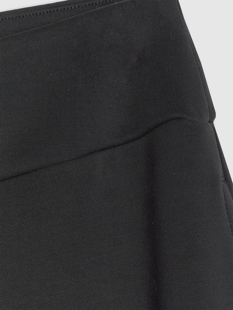 4F Czarny Komplet Damski Bluza Spodnie z Kapturem Modal Regular Fit