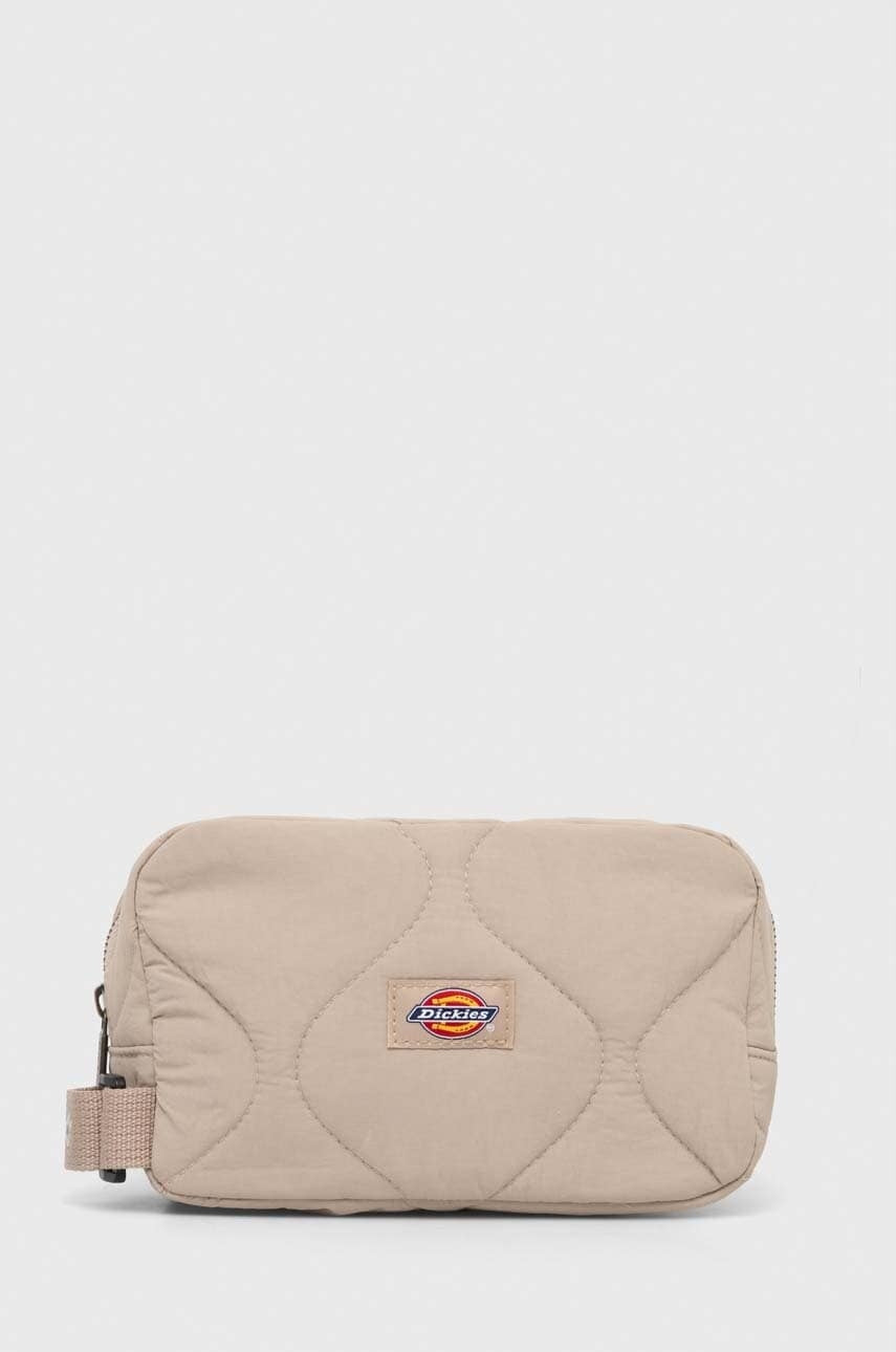 Dickies Beżowa Kosmetyczka Saszetka Unisex Onesize na Zamek Pojemna