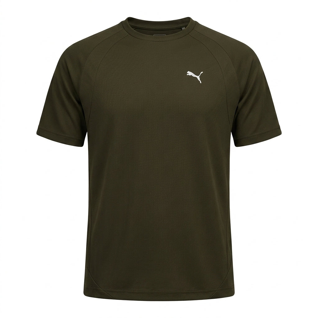 Koszulka Męska Puma Evostripe 68822970 Sportowa Zielona